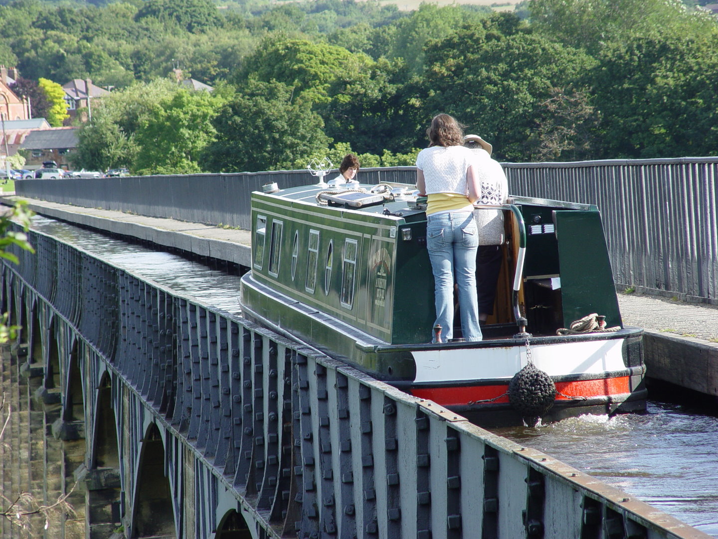 Pontyglasier Rivers Pontcysyllte Aqueduct - A World Heritage Site